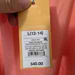 Kona Sol NWT  Women's Solid Crop Long Sleeve SPF 50+ Large Peach/Pink Photo 6