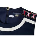 Tommy Hilfiger Blue Knee Length Sheath Pencil Dress Size 4 | 44-28 Photo 3