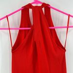Modern Citizen NEW Ally Dress Size Small Ribbed Red Rib Twist Neck NWOT Classic Photo 3
