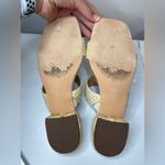 Joie  Niki Braided Straw Square Toe Block Heel Sandal Sz 8.5 Photo 4