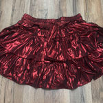 The Moon Day The Ruffle Skirt Red Photo 0