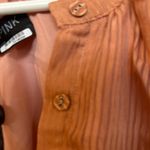 MINKPINK Terracotta Nerang Mini Dress Button Down Size L NWT! Photo 9