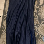 Silk Dress Blue Photo 0