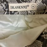 BLANK NYC  Snakeskin Faux Leather Mini Skirt Zip Front Edgy‎ Streetwear 26 Photo 2