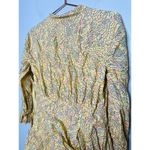 DEREK LAM 10 X RTR Yellow Floral 100% Cotton Hourglass V Photo 11