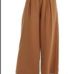 Tronjori Palazzo Pants Trousers M NWT High Waist Casual Wide Leg Tiktok Viral Tan Size M Photo 6