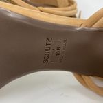 Schutz Nicolai Strappy Sandals Chunky Heel Open Toe Honey Beige NWT Size 10 Photo 8