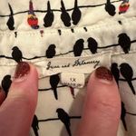 Jane and Delancey  Women's 1X Bird Print Button-Up Shirt Multicolor High Low Photo 11