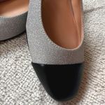 Unisa NWOB Silver Sparkle Cap Toe Slingback Flat sz 7 Photo 2