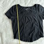 Hollister  Black Baby Tee Women’s Size Medium Photo 3