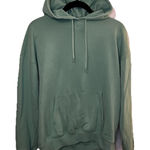Yogalicious Women's Hooded Sweatshirt Size M Teal Long Sleeve Photo 0
