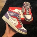 Jordan NIKE air 1 premium GS mid top shoes sneakers women’s 6.5 Photo 0