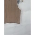All: Row Cropped Top Women Small Brown Sleeveless Knit‎ Crew Neck Granolagirl Photo 5