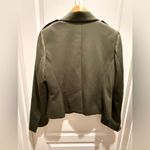 New York & Company Olive Green Blazer with Notched Lapels size 12 stretch Photo 3