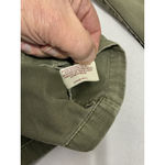 Arizona Womans  Jeans XL Green Utility Jacket Zip Up Photo 4