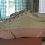 Lisa Vicky Go Get Em Cream Pink Sneaker Sheep Nappa Leather Size 7 Photo 4