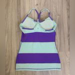 Lululemon Rare Power Y Tank – Bold Stripe Power Purple Sz 6 | NWOT | Retired Gem Photo 6