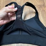 PINK - Victoria's Secret Victorias Secret PINK Black Ultimate Unlined Mesh Insert Sports Bra Size Small Photo 3