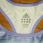 Adidas  Striped Racerback Tank Top SIZE M Photo 1