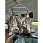 Poster Girl NWTs!!! Silver Corset Crop Top (size: 1X) Photo 5