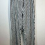 Brandy Melville John Galt Womens Tiden Pants Black White Striped High Rise Small Photo 0