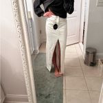 White Fox Boutique  Denim Skirt White Photo 1