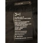 3x1  Black Ruby Velvet Overalls B Size Small Photo 9