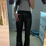 American Eagle Leather Flare Pants Photo 0