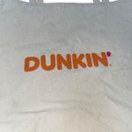 Dunkin Donuts Large Canvas Tote Bag 100% Cotton Carry On Coffee Beach Travel Gym Orange Photo 3