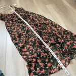 Lilyful Floral Ruffle Midi Dress Wedding Formal Cottagecore Green Red (Medium) Photo 6