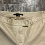 Theory  100% Leather Beige Flared Pants Size 2 Photo 7