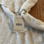 Free People NWT  alpaca wool blend Cream oatmeal Heather Cowl Neck Sweater crop S Photo 2