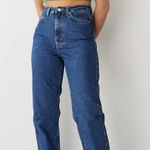 Weekday  Rowe Extra High Straight Jeans Blue Sz 29/34 NWT Photo 0