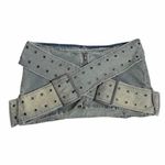 Jaded London  Assassin Micro Mini Skirt Blue Denim Photo 2