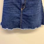 Universal Threads Universal Thread Dark Wash Jean Skirt with Distressed Whiskering in Front- 18/34 Photo 5