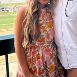 Petal and Pup Raffael High Neck Open Back Mini Dress Medium Photo 7