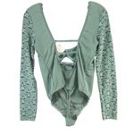 Urban Outfitters Out From Under Bodysuit M Lace Mesh Dark Romantic Feminine NEW Photo 5