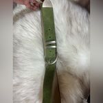 Urban Outfitters NWOT UO Isla Curved Buckle
Leather Belt In Olive Photo 5