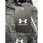 Under Armour  Velocity Wordmark Hoodie Top Black/Gray Shirt Loose Fit Women's L Photo 7
