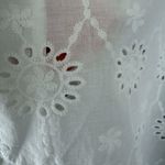 Hue White Cotton Eyelet Camp Shirt Scalloped Summer Plus Size 3X Cottagecore Photo 2