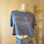 Wrangler Billabong x  Keep the West Wild Tee Blue Medium Photo 3