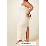 YITTY  Pet Me Strapless Maxi Dress 2X On My Ivories #200 Photo 2