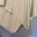 Adeptt Women's Rowan's Linen Assymetrical Blouse Tea Green XL Lagenlook Oversize Photo 6