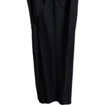 A New Day Women's Slip Dress Black Silky Satin V Neck Small NWOT Sexy Date Night Photo 3