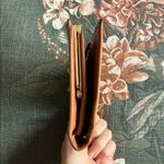 CELINE  Vintage Triomphe Tan and Brown Logo Wallet Photo 6