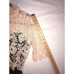 Paper Dolls  Dress US 4 EU 36 UK 8 Black Cream Crocheted Lace Short Sleeve NEW Photo 7