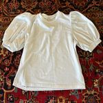 TCEC White Boutique Puff Sleeve Top Size S Photo 0