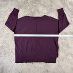 Adrianna Papell NWOT Layered Hem Pullover Top Knit Sweater Purple Plum M Photo 1