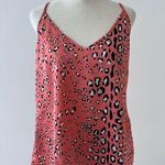 Never Fully Dressed Salmon Cheetah Camisole Size US 10 Pink Photo 0