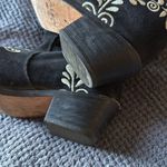 Agave Sky Black Leather Pointed Toe Embroidered Western Boots Size 5 Cowboy Heel Photo 14